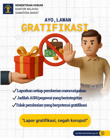 Tolak gratifikasi