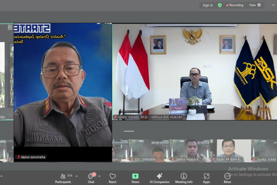 Optimalisasi Layanan Bantuan Hukum, Kemenkum Sumbar Hadiri Forum Strategi Kebijakan 2025