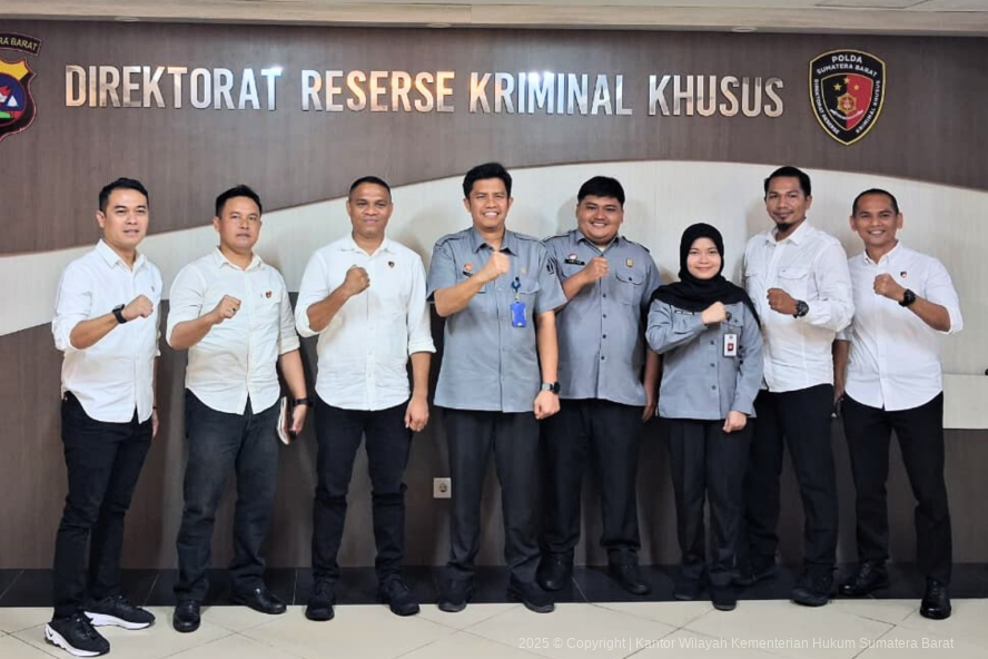 Kemenkum Sumbar Dan Polda Sinergi Berantas Pelanggaran Kekayaan Intelektual